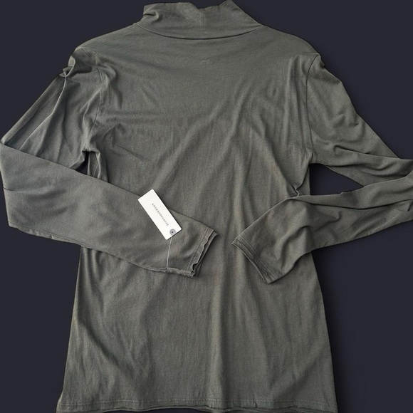 NWT Moss Green Anthropologie Mock Turtleneck - Size M - Picture 5 of 7